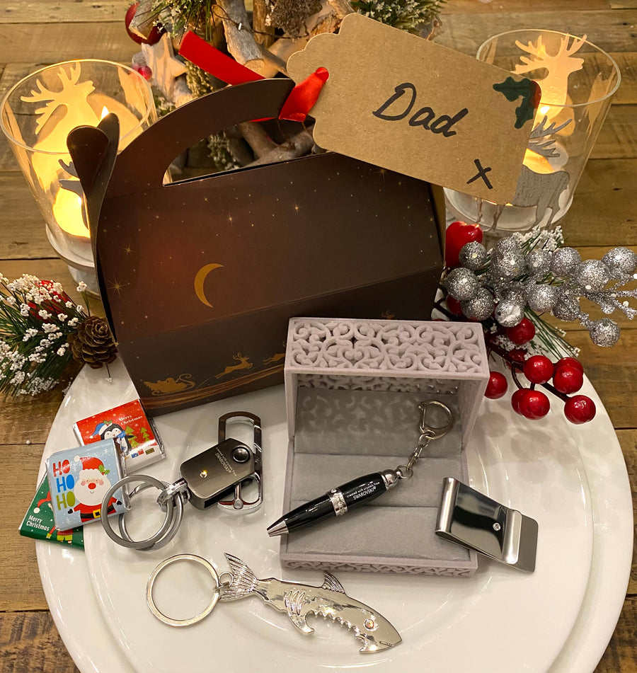 Christmas Box Kit with Gifts & Packaging Male or Female