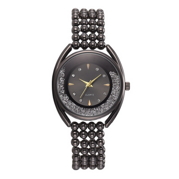 Dancing Crystal Watch - Black