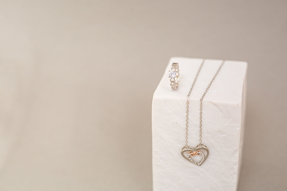 Infinity Love Necklace With Premium Crystals