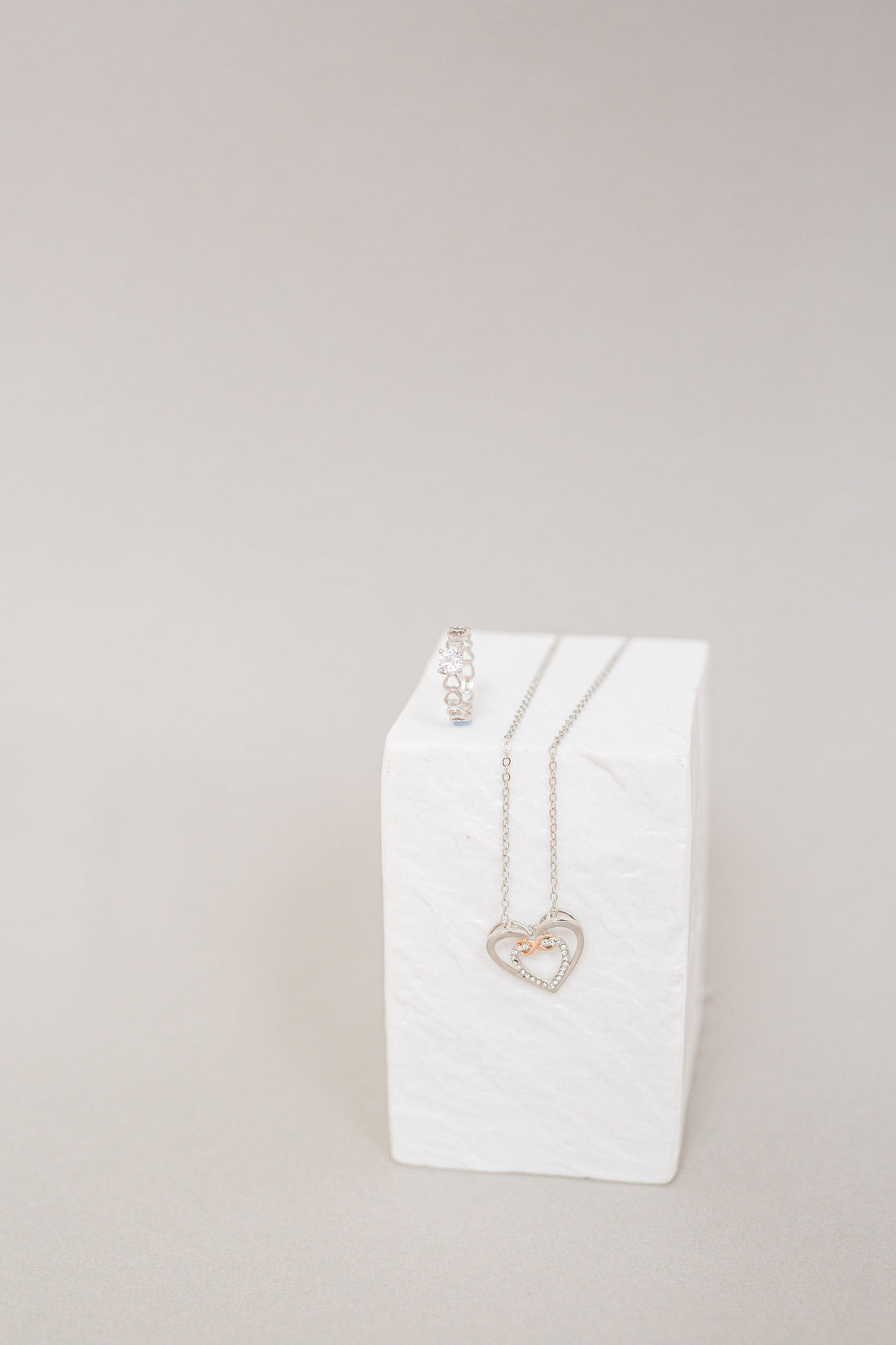 Infinity Love Necklace With Premium Crystals