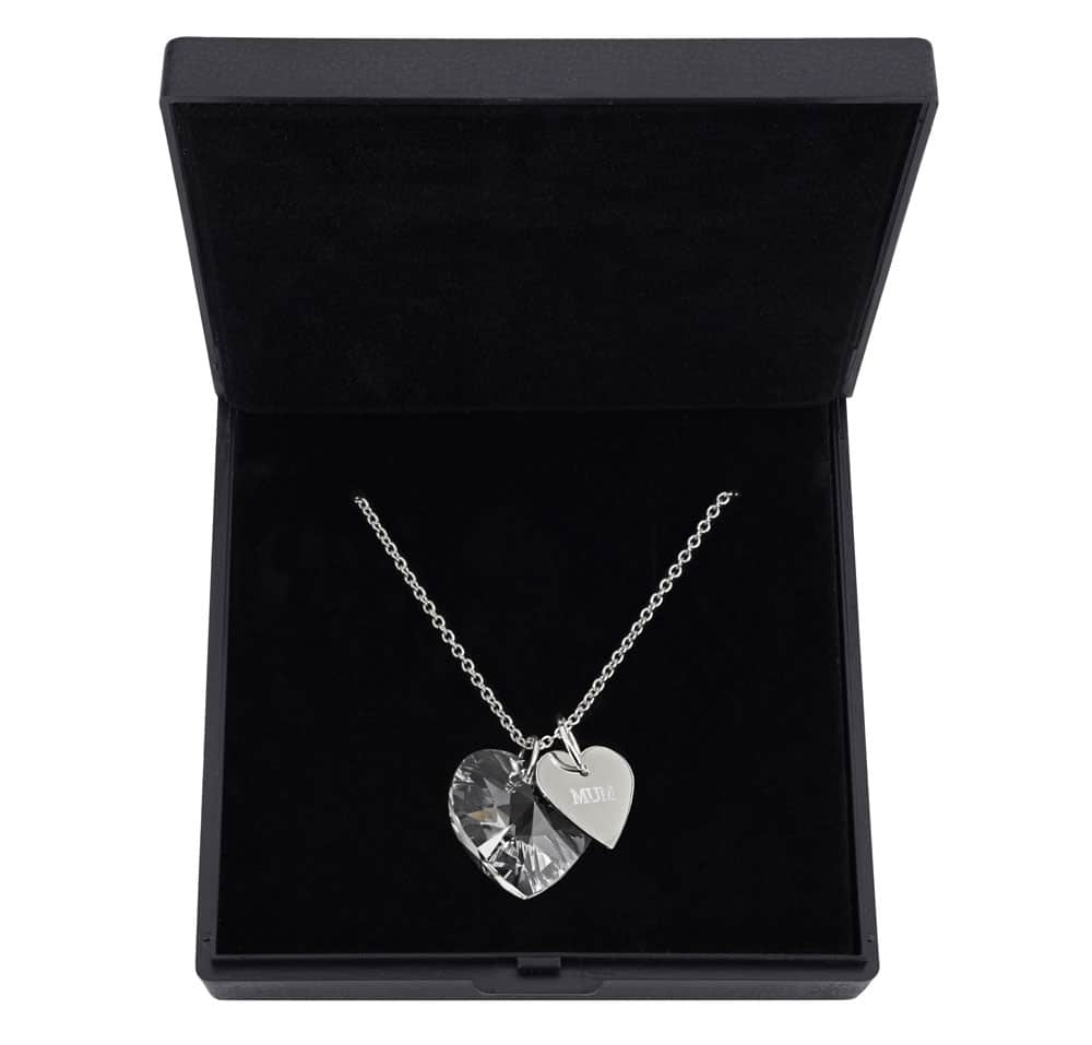 Large Heart Crystal Pendant 15mm MADE with Swarovski® Elements, Especially For Mum